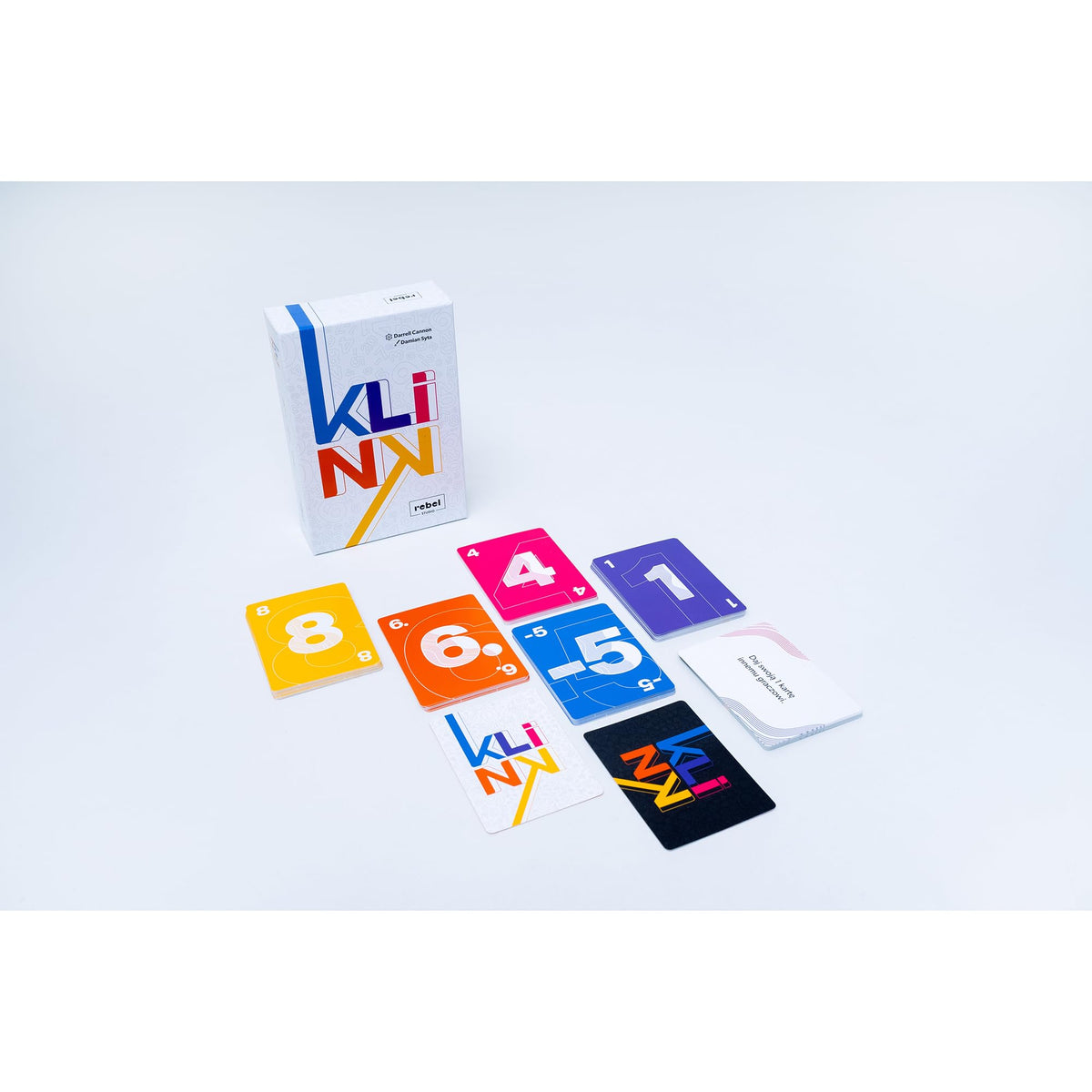 Rebel Klink Card Game - Exciting Push Your Luck Numbers Game, Portable for Parties & Travel, Quick & Easy Family Fun for Kids & Adults, Ages 7+, 3-5 Players, 15-30 Minute Playtime, Made Studio 3
