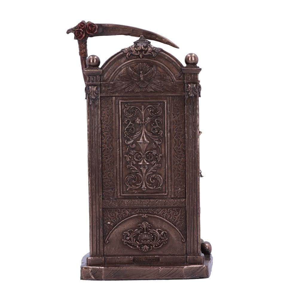Santa Muertes Throne Bronze Figurine 22cm Muertes