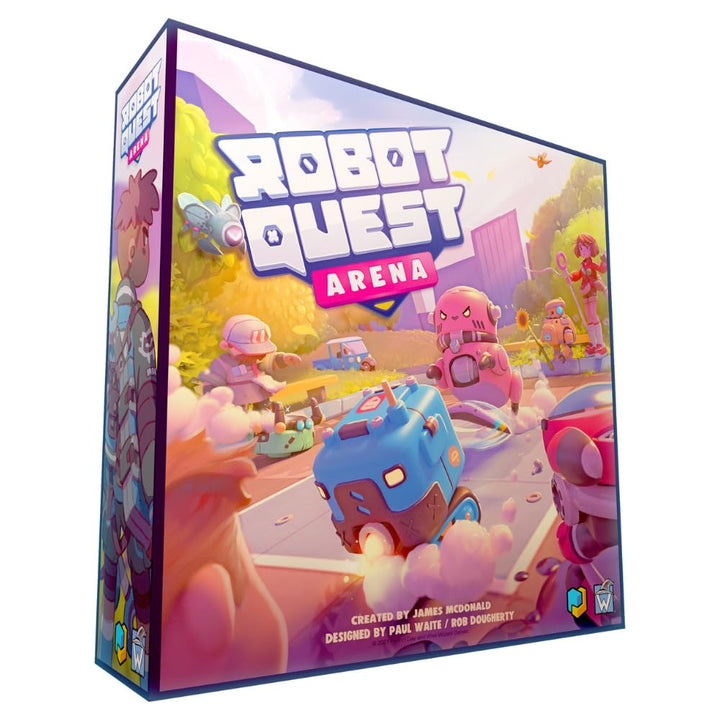 Wise Wizard Games: Robot Quest Arena Deckbuilding Board Game