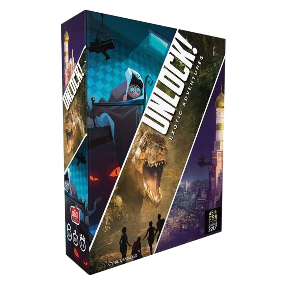 Unlock 4 Exotic Adventures Board Game by Space Cowboys 1