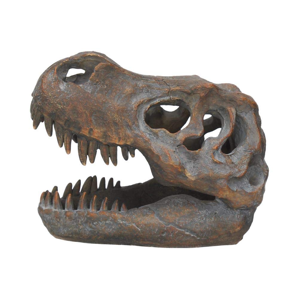 Freestanding Tyrannosaurus Rex Skull Figurine Ornament 16cm