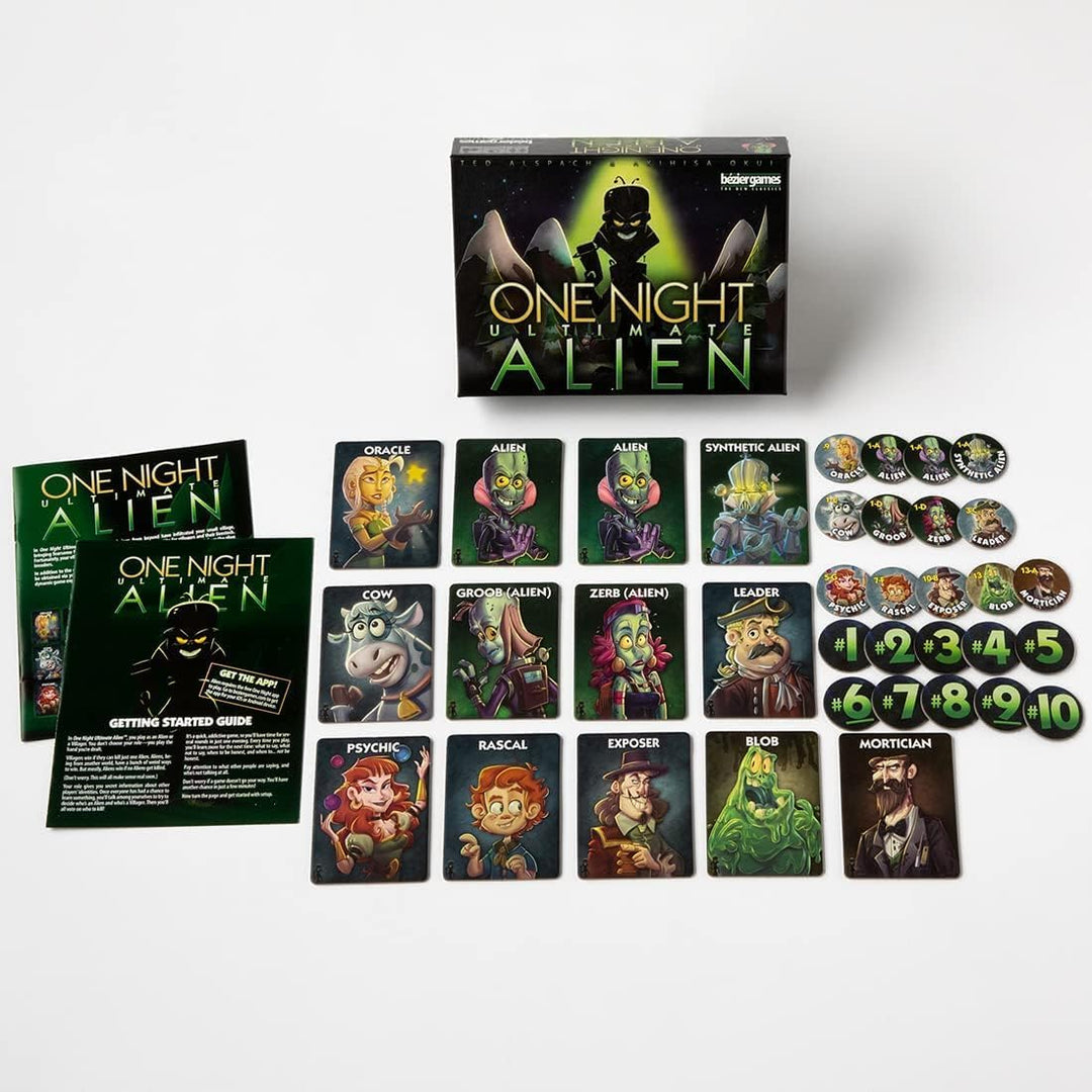 One Night Ultimate Alien Board Game by Bezier