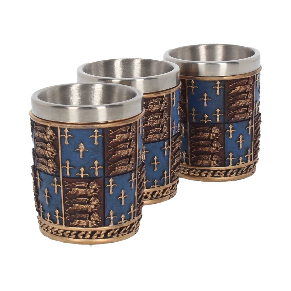 Medieval Edwardian Set of 4 Shot Glasses 5