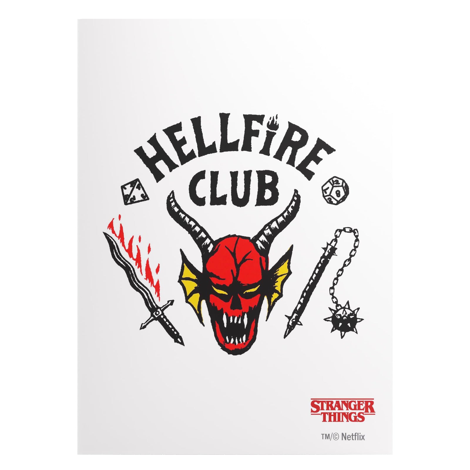 Gamegenic Stranger Things Hellfire Club Art Sleeves Hellfire Club Gaming Accessory 1
