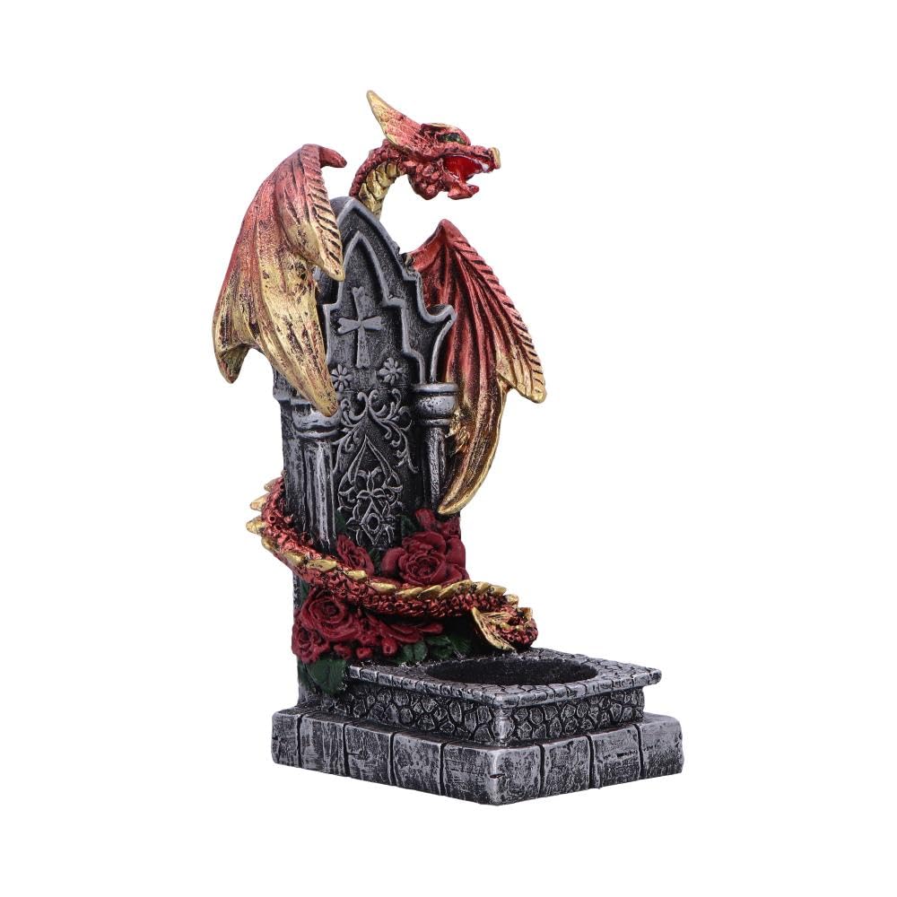 Light of the Dragon Red Ornamental Tealight Holder 16cm