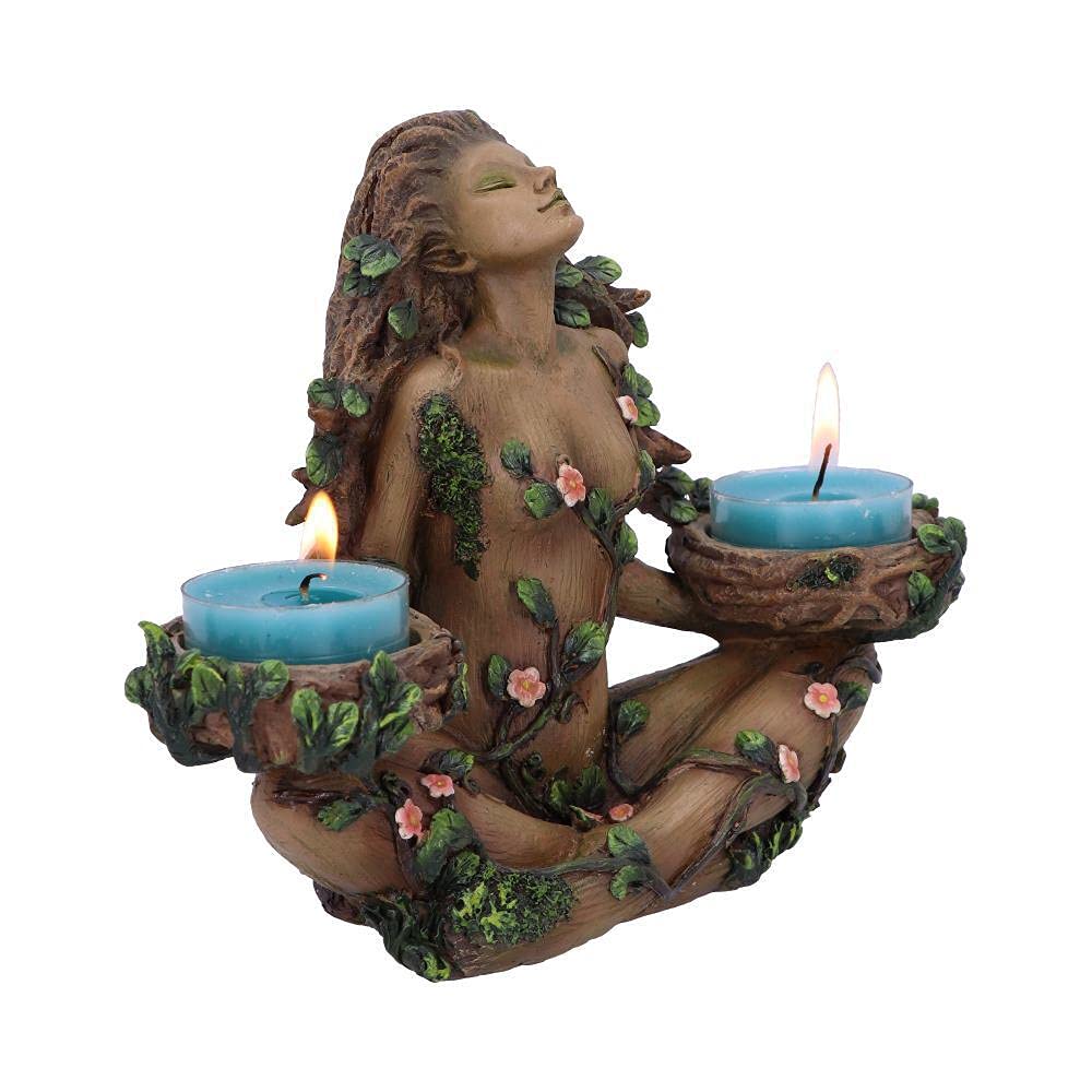 Balance of Nature Female Tree Spirit Tealight Candle Holder 19cm