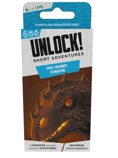 Space Cowboys | Unlock! Short 4 - Doo-Arann's Dungeon | Card Game | Ages 10+ | 1-6 Players | 30 Minutes Playing Time 1