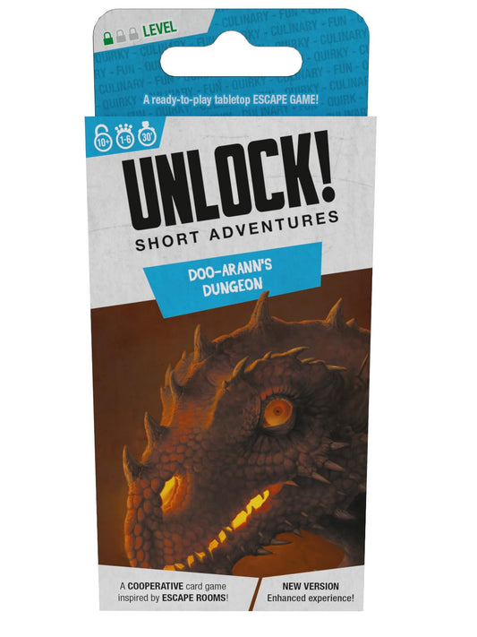 Space Cowboys | Unlock! Short 4 - Doo-Arann's Dungeon | Card Game | Ages 10+ | 1-6 Players | 30 Minutes Playing Time 1