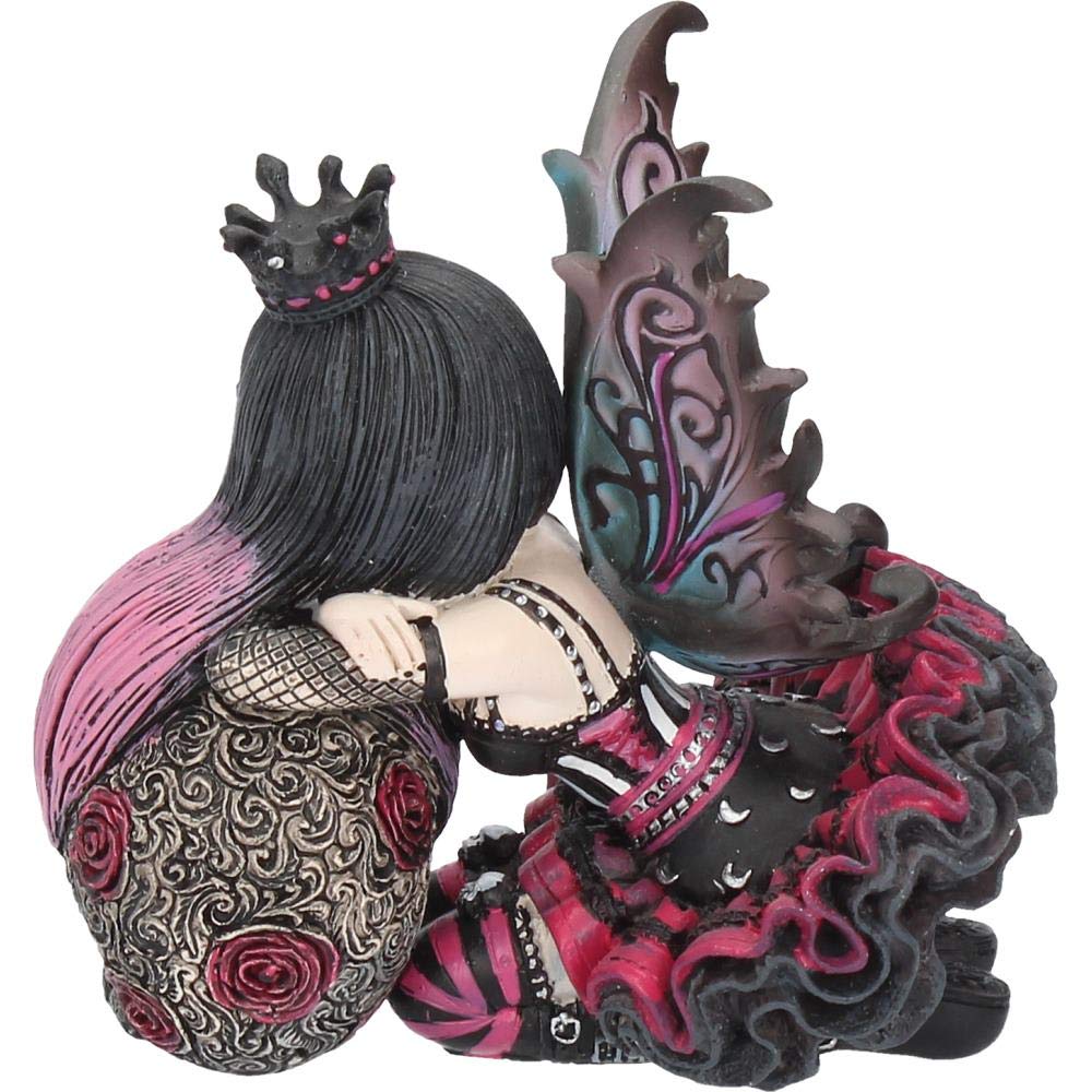 Little Shadows Lolita Figurine Gothic Fairy and Sugar Skull Ornament 12cm