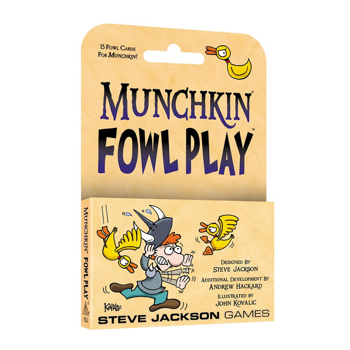 Steve Jackson Games Munchkin Fowl Play Card Game (Mini-Expansion) | 15 Cards | Adult, Kids, & Family Game | Fantasy Adventure Roleplaying Game | Ages 10+ | 3-6 Players | Avg Play Time 120 Min | from