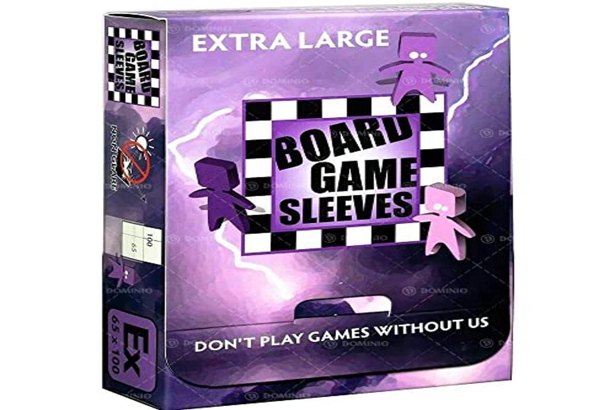 Board Game Sleeves Non Glare- Extra Large (fits cards of 65x100mm) 1