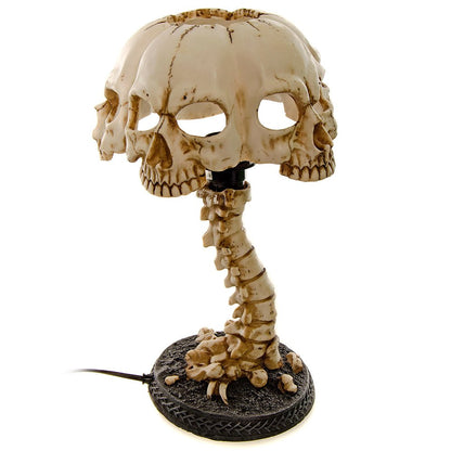 Atrocity Natural Bone Skull and Spine Lamp 37.5cm 1