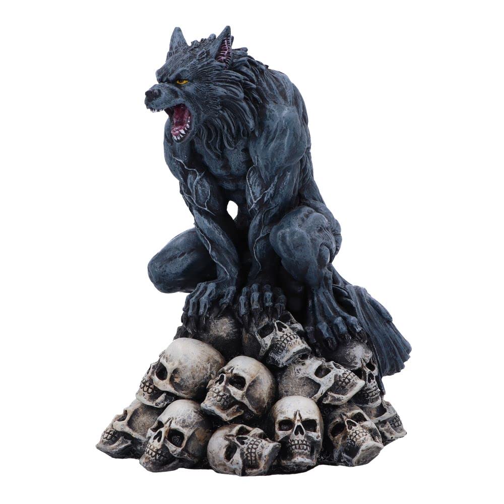 Moon Shadow Werewolf Figurine 15cm Resin Statue 2
