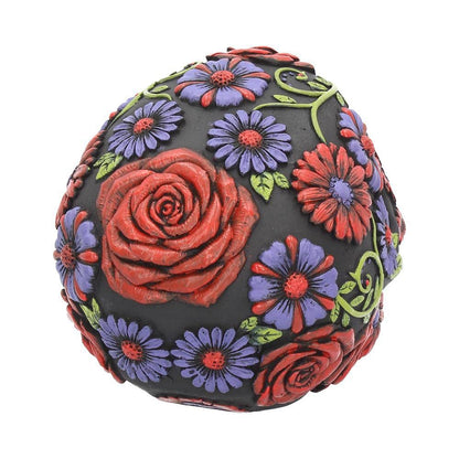 Sugar Blooms Skull Ornament 18cm Polyresin Display Statue 6