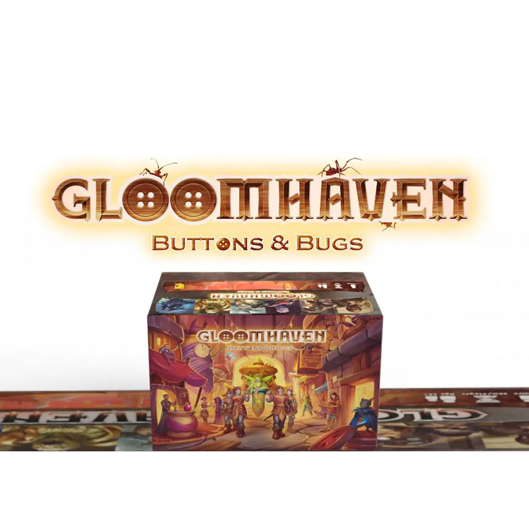 Gloomhaven Cephalofair Games Buttons & Bugs - A Solo Play Game W/Playstyle Similar to in A Fraction of The Size, Ages 14+, 1 Player