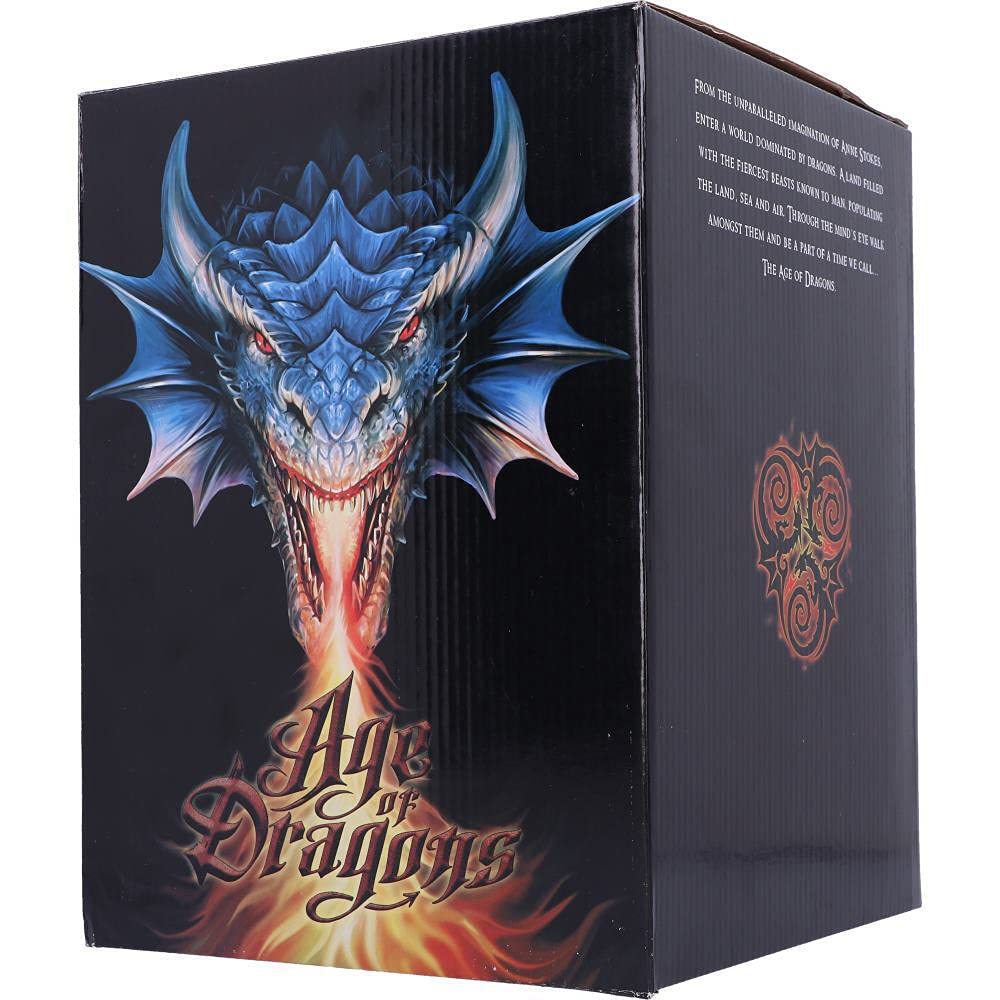 Adult Water Dragon Figurine By Anne Stokes 31cm