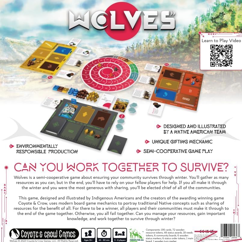 Wolves Board Game by Coyote and Crow LLC 5