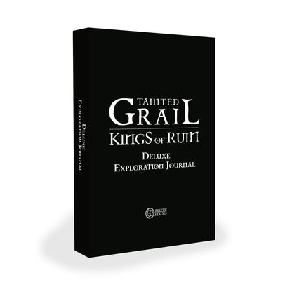 Awaken Realms Tainted Grail: Kings of Ruin Deluxe Journal - Premium Leather-Like Exploration Journal & Artbook with Beautiful Embossing - 380+ Pages! Ages 14+, 1-4 Players, 2-3 Hour Playtime 1