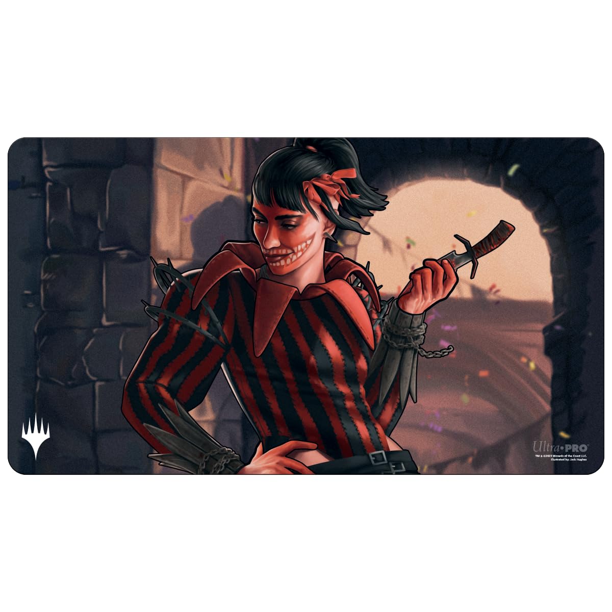 MTG Murders at Karlov Manor Playmat Massacre Girl Prime Killer Durable Tabletop Map 1