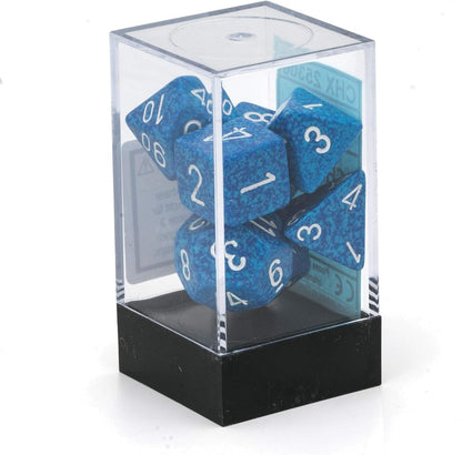 Chessex 25306 Dice, blue, turquoise, white 3