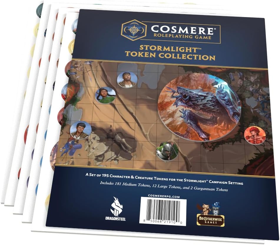 Stormlight Tokens Pack Cosmere RPG Board Game Accessory