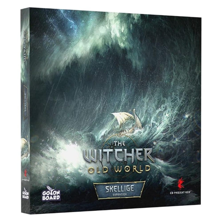 The Witcher Old World Skellige Hunt Board Game Expansion - Explore New Locations and Face Ancient Monsters! Strategy Game for Adults, Ages 14+, 1-5 Players, 90-150 Min Playtime, Made by Go On Board