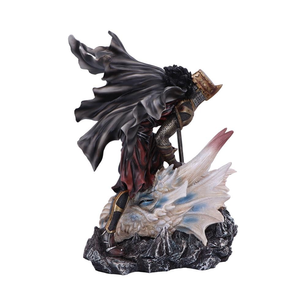 The Price of Valour Kneeling Knight with Slain Dragon Figurine 34.5cm 4