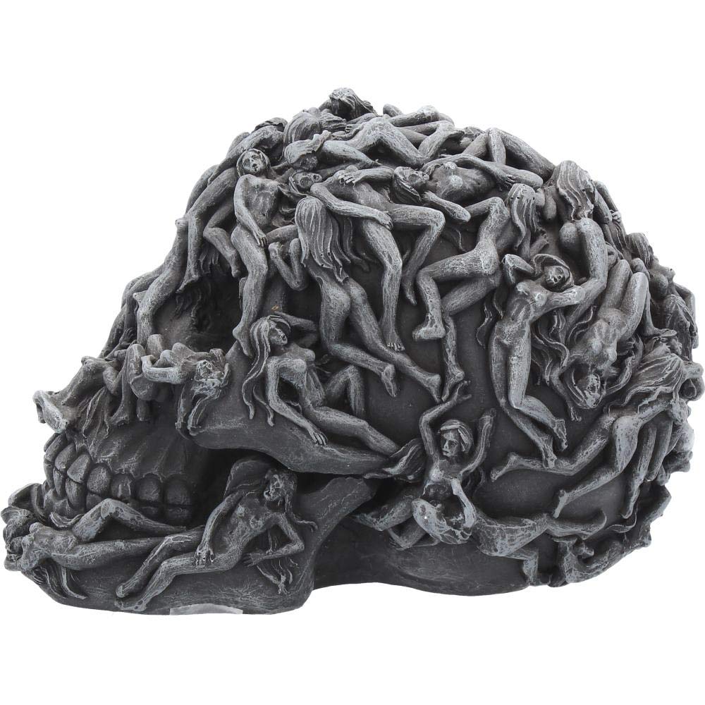 Hells Desire Skull Naked Temptress Ornament Hells 18cm