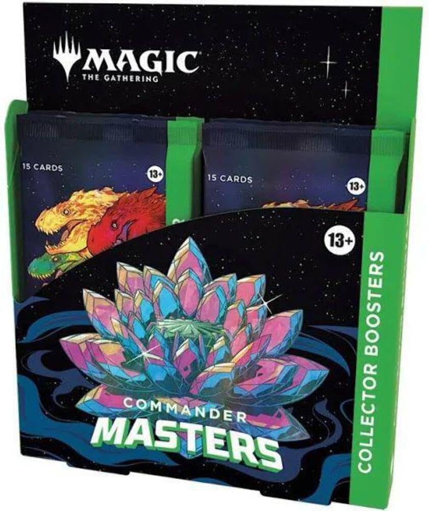 Magic The Gathering Commander Masters Collector Booster 4 Packs