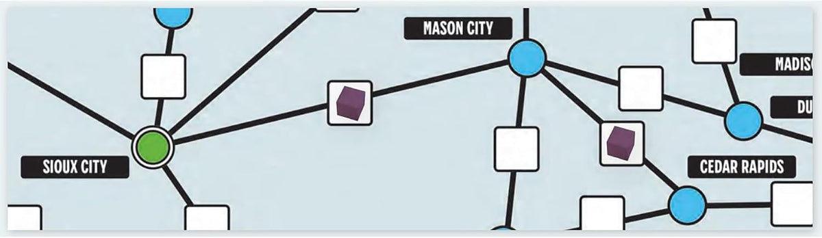 Chicago and North Western Board Game