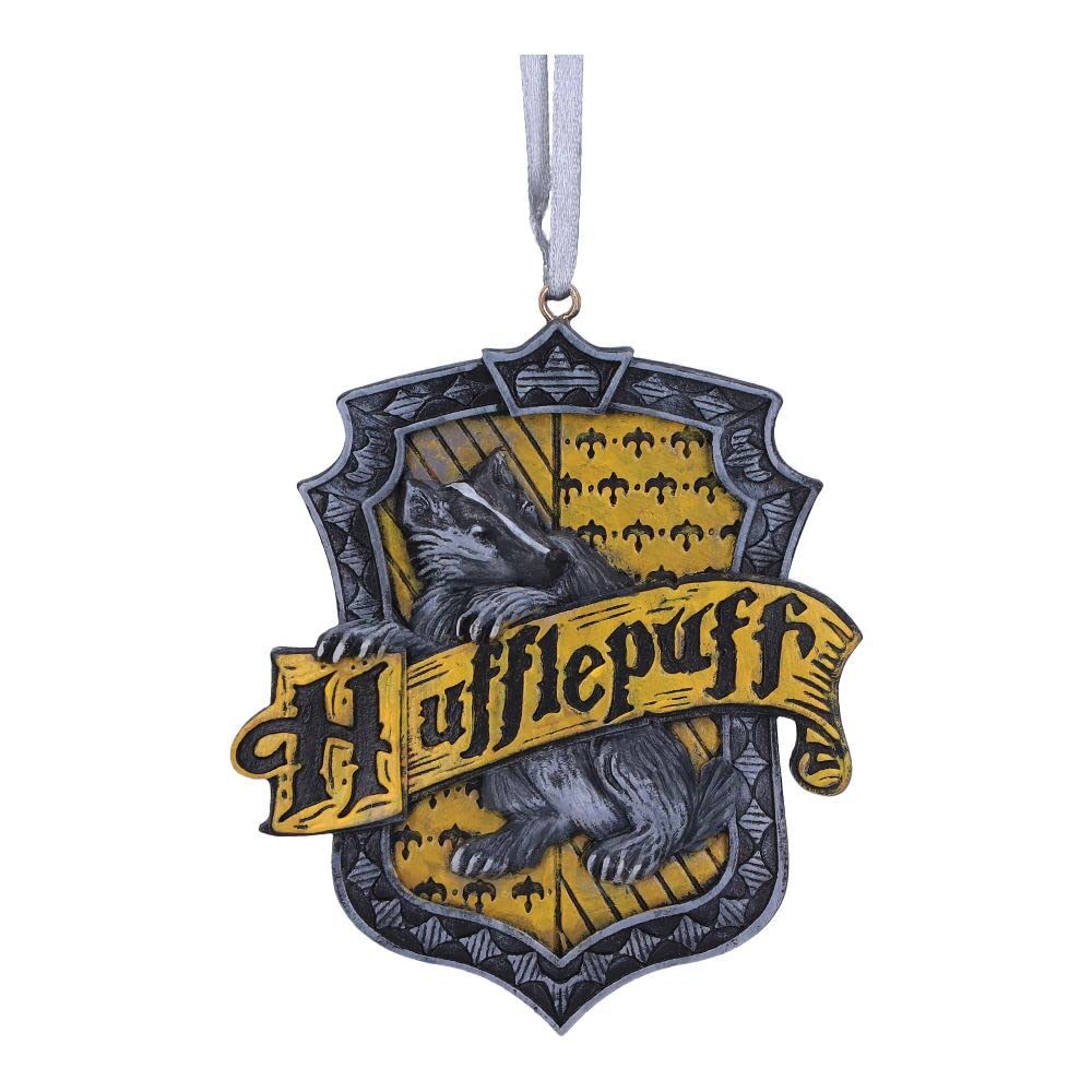 Harry Potter Hufflepuff Crest Hanging Ornament 8cm 2