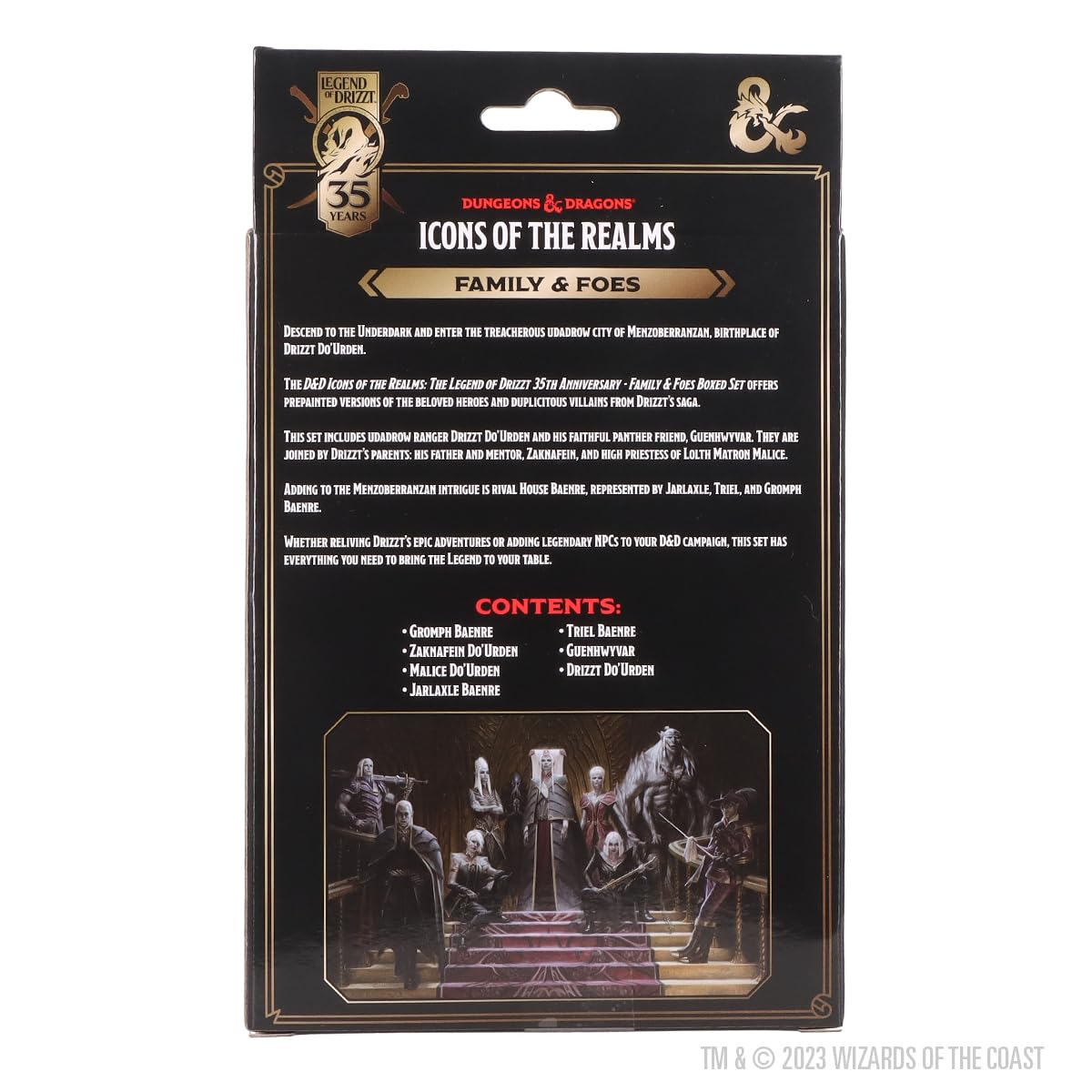 WizKids D&D The Legend of Drizzt 35th Anniversary - Family & Foes Boxed Set Dungeons and Dragons Miniatures 4
