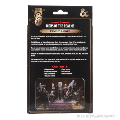 WizKids D&D The Legend of Drizzt 35th Anniversary - Family & Foes Boxed Set Dungeons and Dragons Miniatures 4