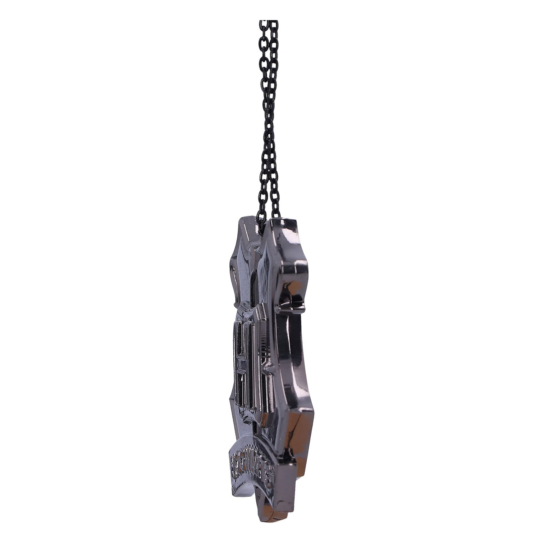 Harry Potter Hogwarts Crest Silver Weighted Hanging Ornament 6cm