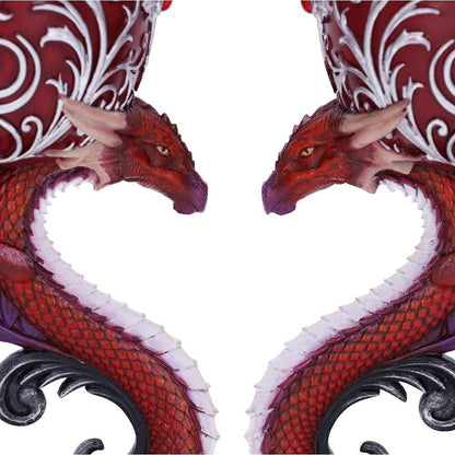 Dragons Devotion Twin Dragon Heart Set of Two Goblets 18.5cm 5