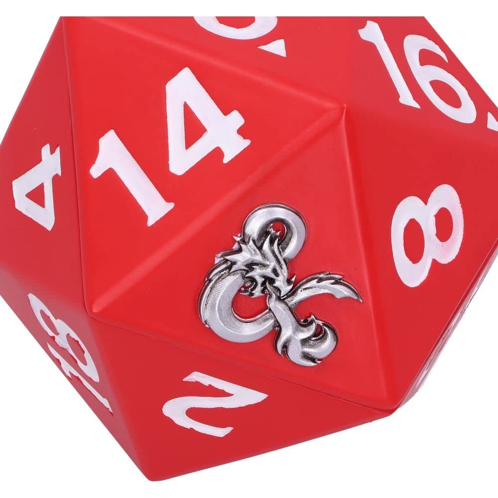 Dungeons Dragons D20 Dice Storage Box 13.5cm Officially Licensed