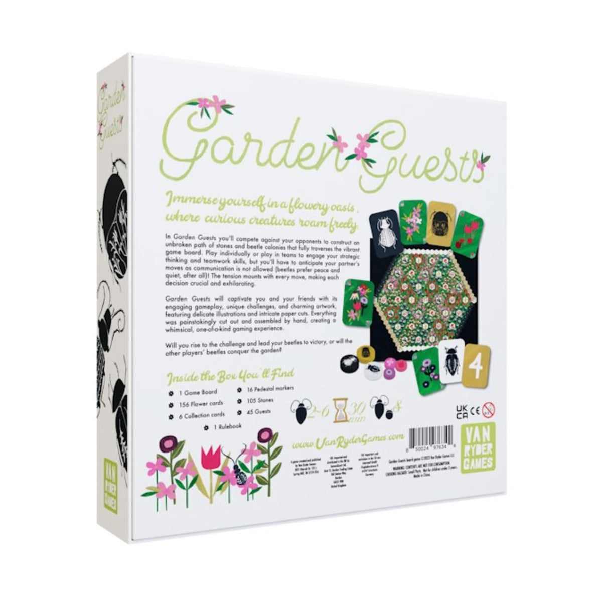 Van Ryder Games - Garden Guests - Interactive Strategy Board Game - 2-6 Players, 30 Mins Gameplay - Ideal Family Fun for Game Night, Ages 8+ (English) 3
