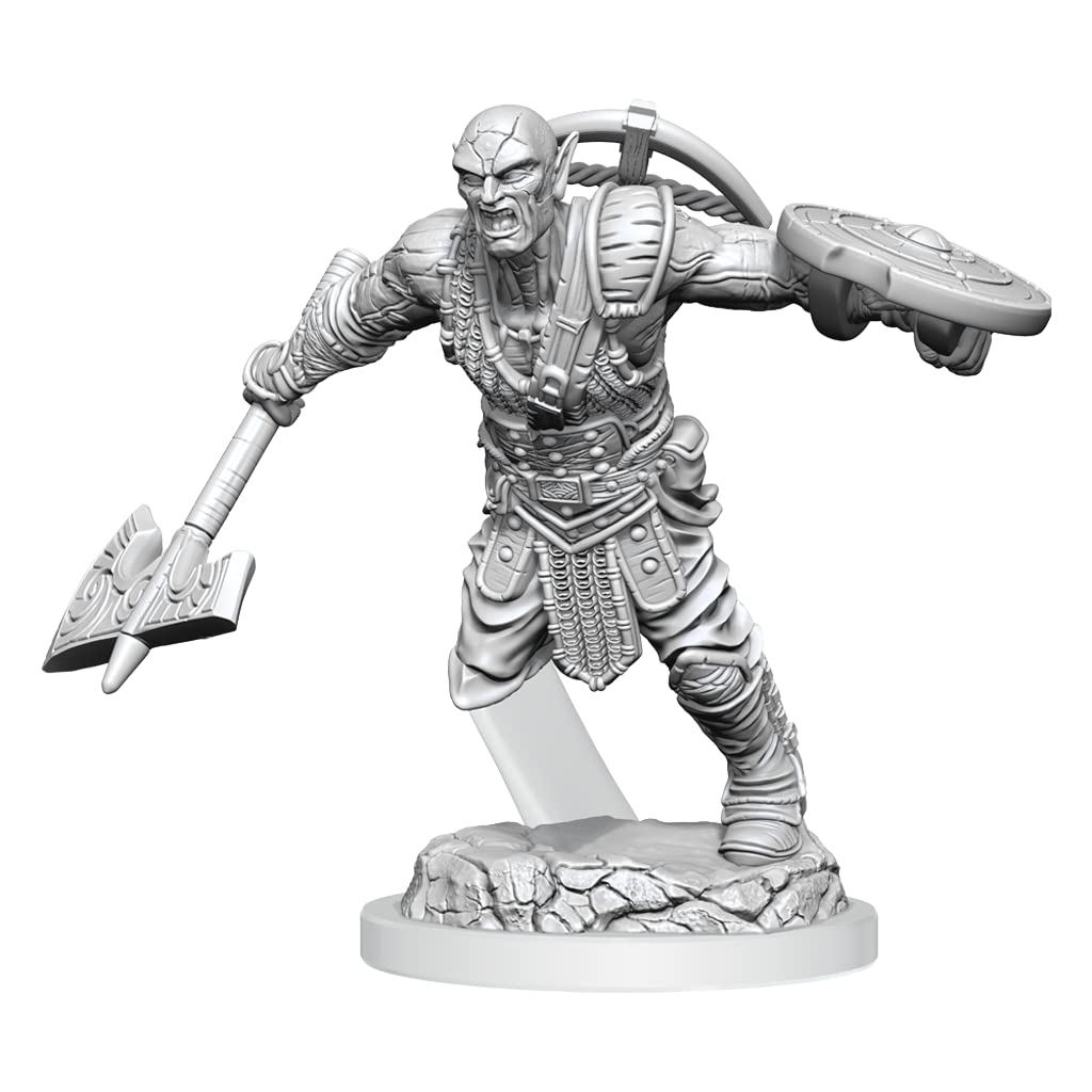 Earth Genasi Fighter: D&D Nolzur's Marvelous Unpainted Miniatures (W20) 1