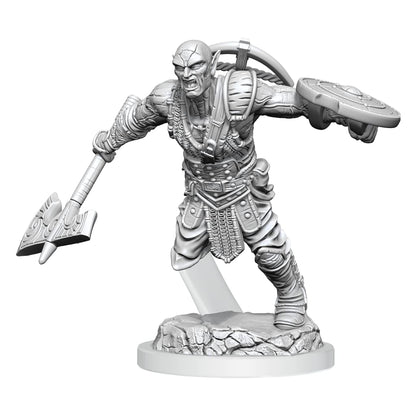 Earth Genasi Fighter: D&D Nolzur's Marvelous Unpainted Miniatures (W20) 1