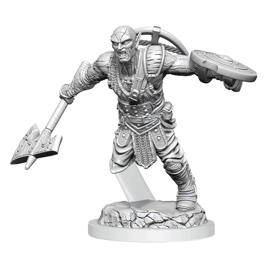 Earth Genasi Fighter: D&D Nolzur's Marvelous Unpainted Miniatures (W20) 1