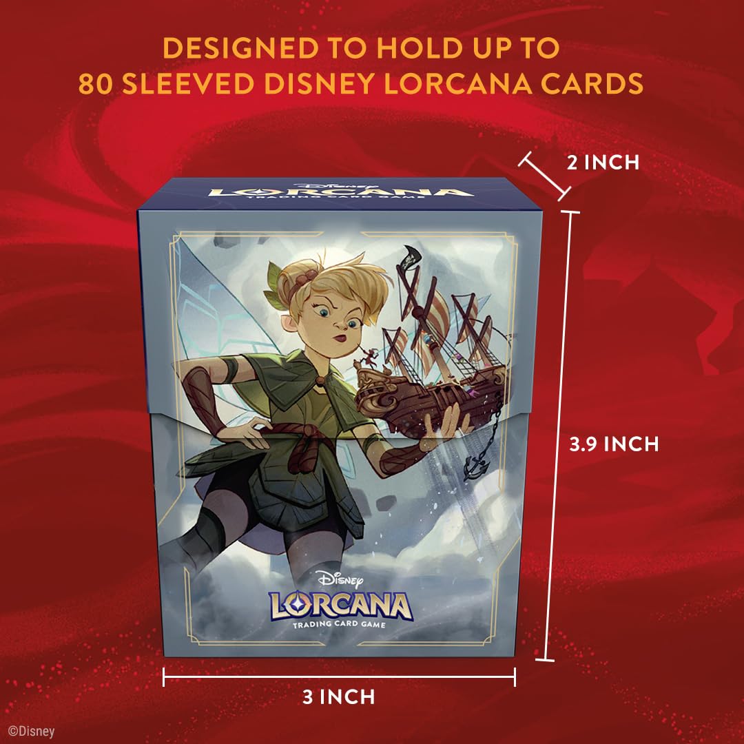 Disney Lorcana Trading Card Game Deck Case Tinkerbell Set 8 3