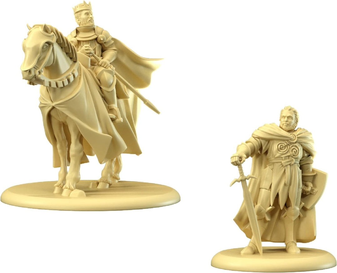 A Song of Ice and Fire Tabletop Miniatures Game Baratheon Heroes 3 Box Set - Command Your Noble Heroes to Victory! Strategy Game for Adults, Ages 14+, 2+ Players, 45-60 Minute Playtime, Made by CMON