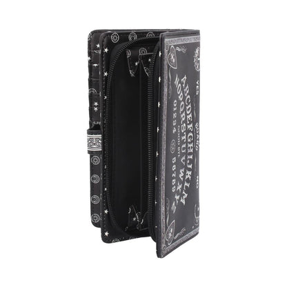 Spirit Board Embossed Purse Ouija Wallet Black 18.5cm Nemesis Now 5