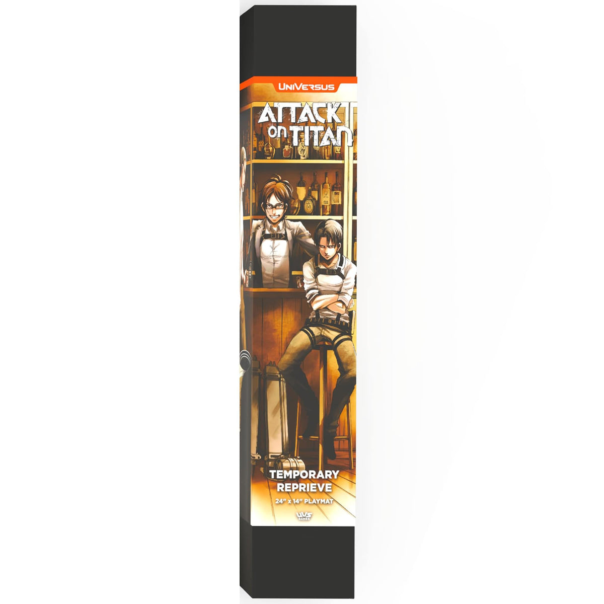 UniVersus: Attack on Titan: Origins of Power - Temporary Reprieve Playmat - 24 x 14 Neoprene Mat, Tabletop Card Game Accessory, UVS Games, Licensed 3