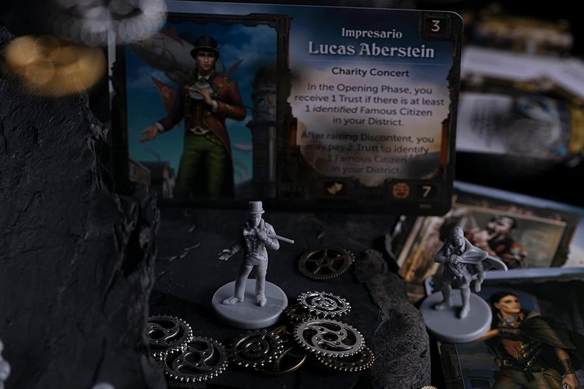 City of The Great Machine. Stand-in Heroes Board Game Expansion |1-4 Players | Ages 14 and up | Steampunk | One-vs-Many | Hidden Movement | Cooperative & Solo | Average Playtime 60-90 min 3