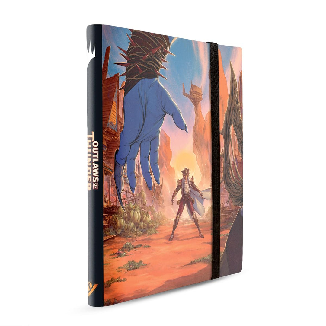 Ultra PRO - Outlaws of Thunder Junction 12-Pocket PRO-Binder Ft. Oko and Kellan Standoff for Magic: The Gathering - Card Binder for Trading Cards, Sports Cards - Holds 480 Cards, Elastic Closure