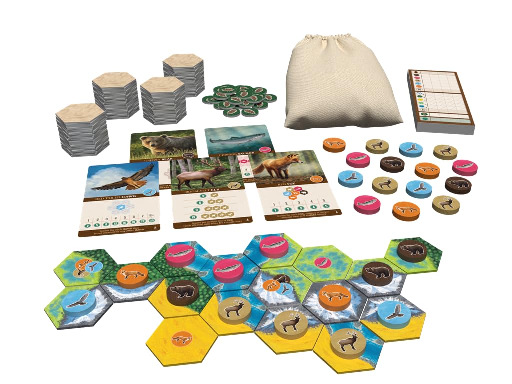 AEG & Flatout Games | Cascadia - Award-Winning Board Game Set in the Pacific Northwest | Easy to Learn | Quick to Play | Ages 10+