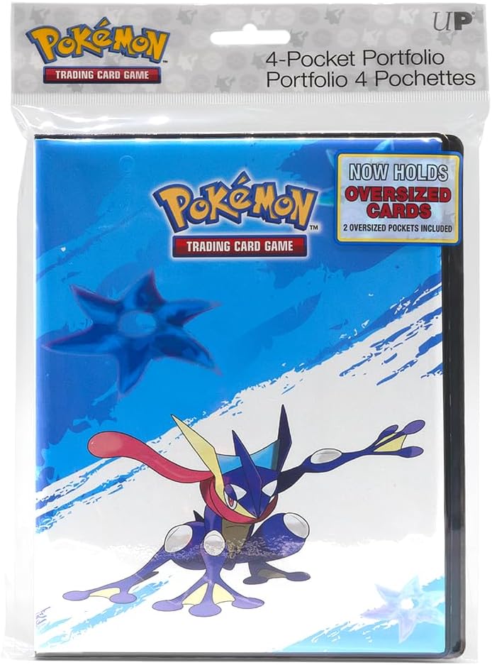 Pokemon Greninja 4 Pocket Portfolio Trading Card Game Storage