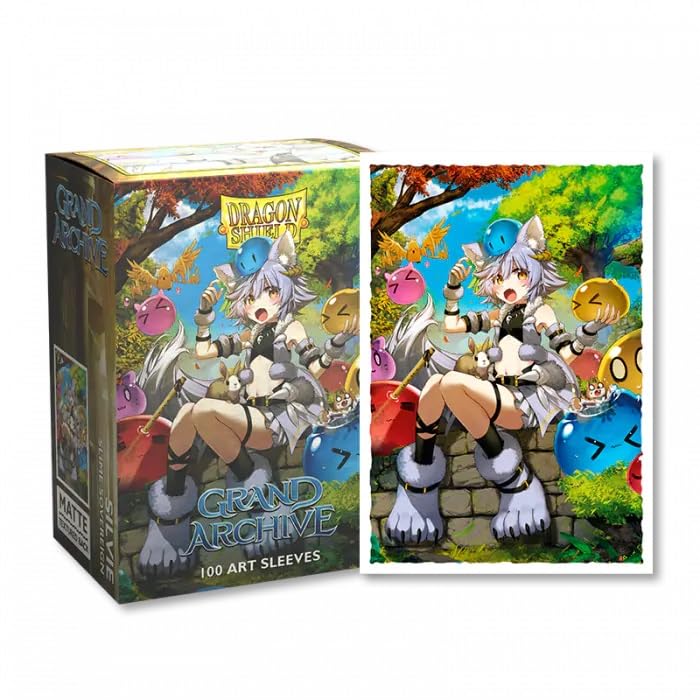 Dragon Shield Sleeves – Limited Edition: Matte Art: Grand Archive: Silvie 100CT - Card Sleeves - Smooth & Tough - Compatible with Pokémon & Magic The Gathering & Digimon MTG TCG OCG & Hockey Cards 2