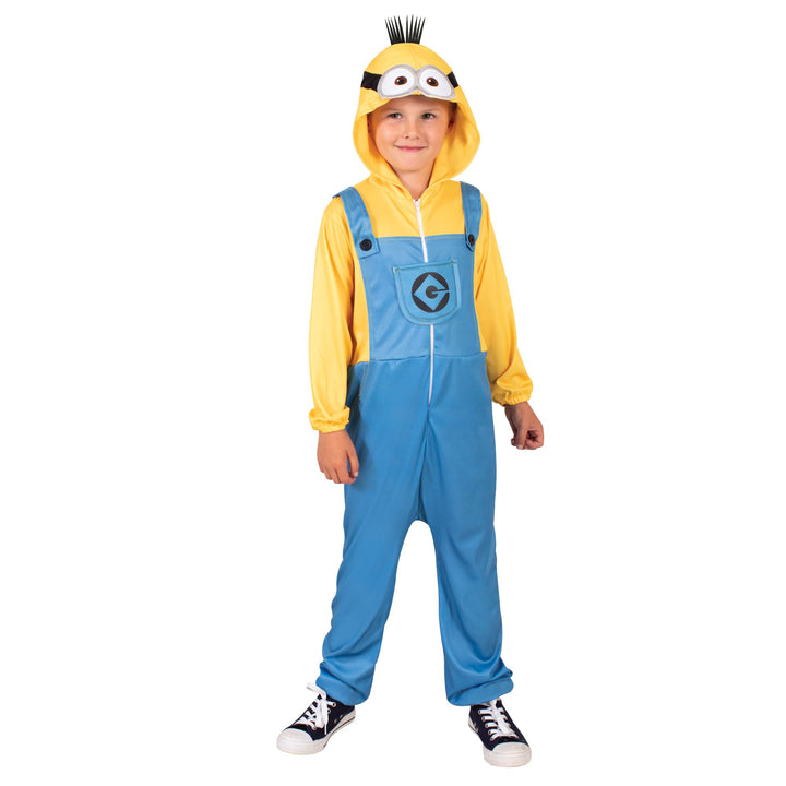 Rubies Official Illumination's Despicable Me 4, Minion Tim Child Onesie, Kids Fancy Dress, Size Extra Small